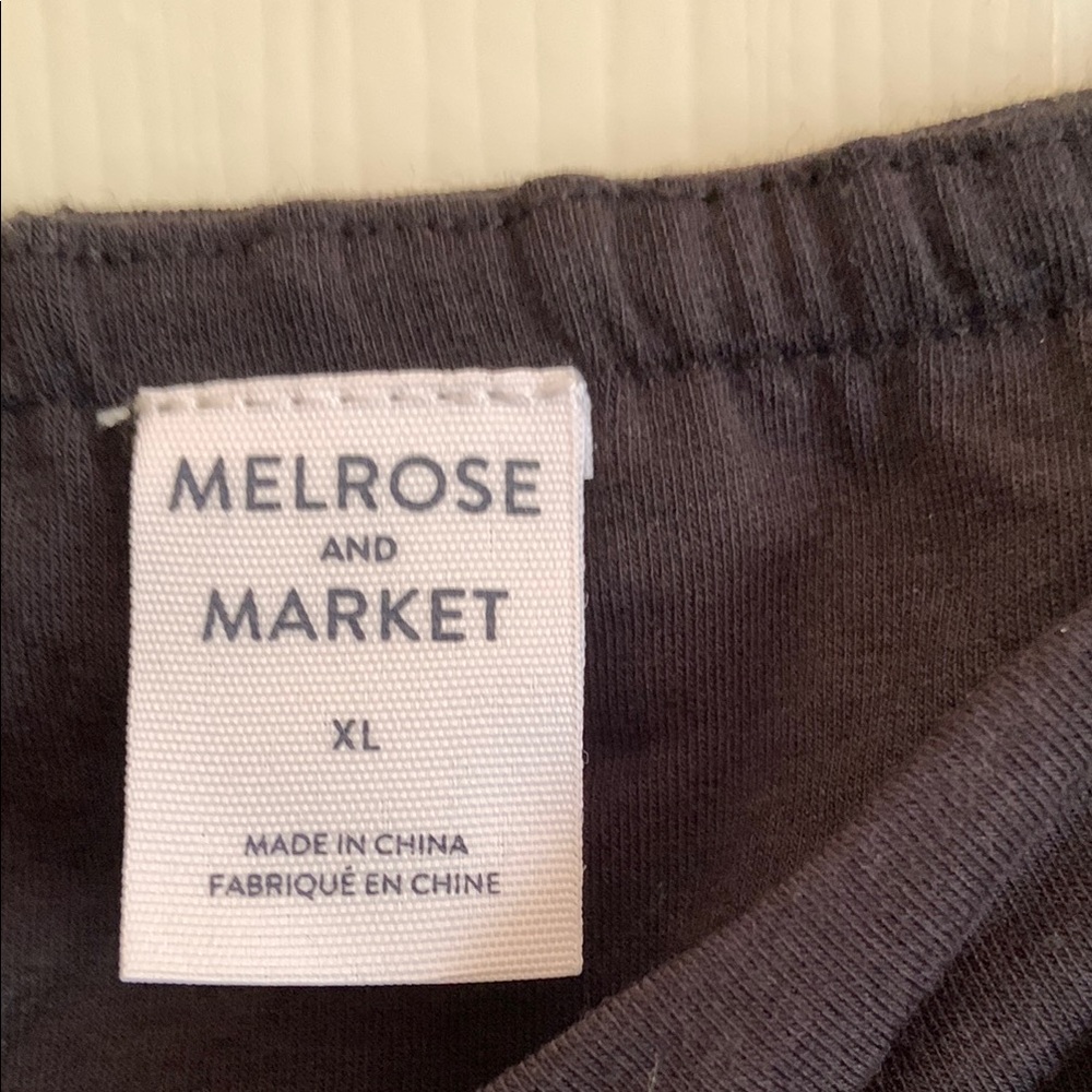 Melrose and Market Black Ruffled Long Sleeve Blouse - Picture 2 of 7
